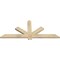 Ekena Millwork Kennewick Rough Sawn Timber Gable Bracket, Douglas Fir, 60"W x 25"H x 2"D x 4"F, 10/12 Pitch GBW060X25X0204KEN00RDF - alternate 2